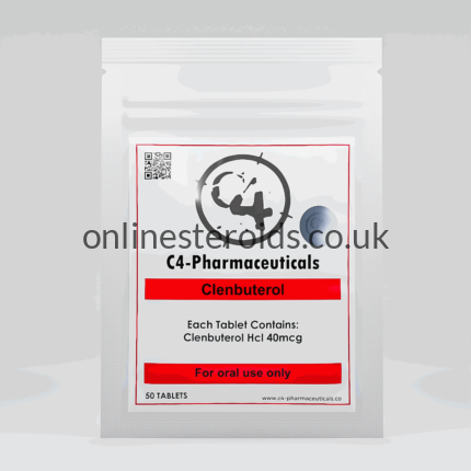 Clenbuterol 40mcg x 50 tabs - C4 Pharma