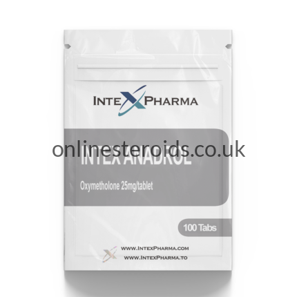 Intex Pharma Anadrol 25mg x 100 tabs