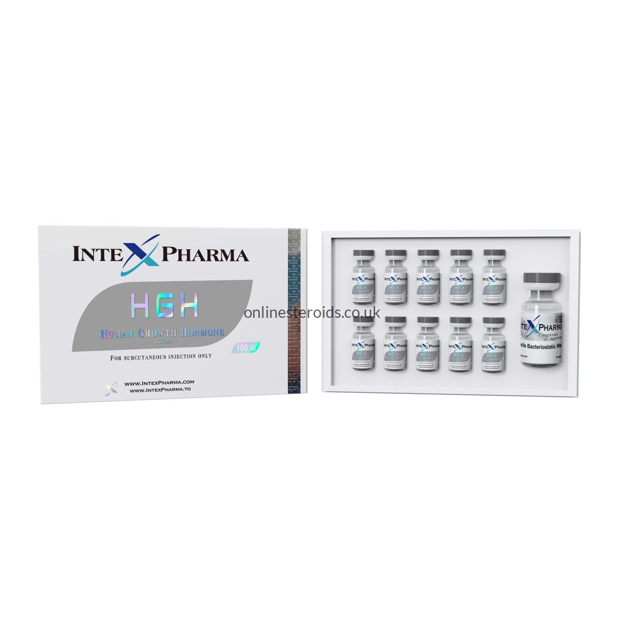 Intex Pharma (Human Growth Hormone) HGH 100IU 10 x 10ius vials Intex Pharma (Human Growth Hormone) HGH 100IU 10 x 10ius vials